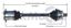 Picture of Audi axle shaft  A4 02-09 CVT 8E0407451HX